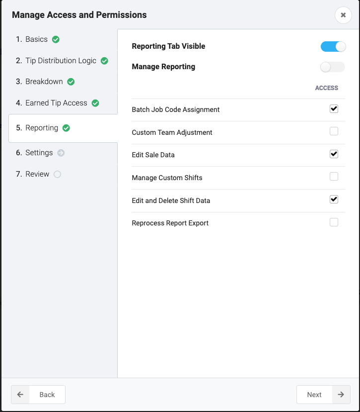 TipHaus Create a Role Page